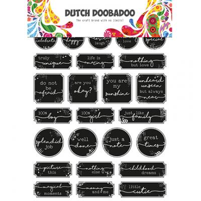 Dutch Doobadoo Dutch Sticker  Art - Grunge Tickets